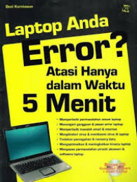 Laptop Anda Error? Atasi Hanya dalam Waktu 5 Menit