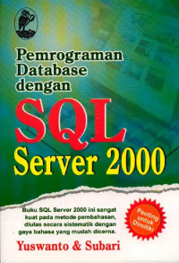 Pemrograman Database dengan SQL Server 2000